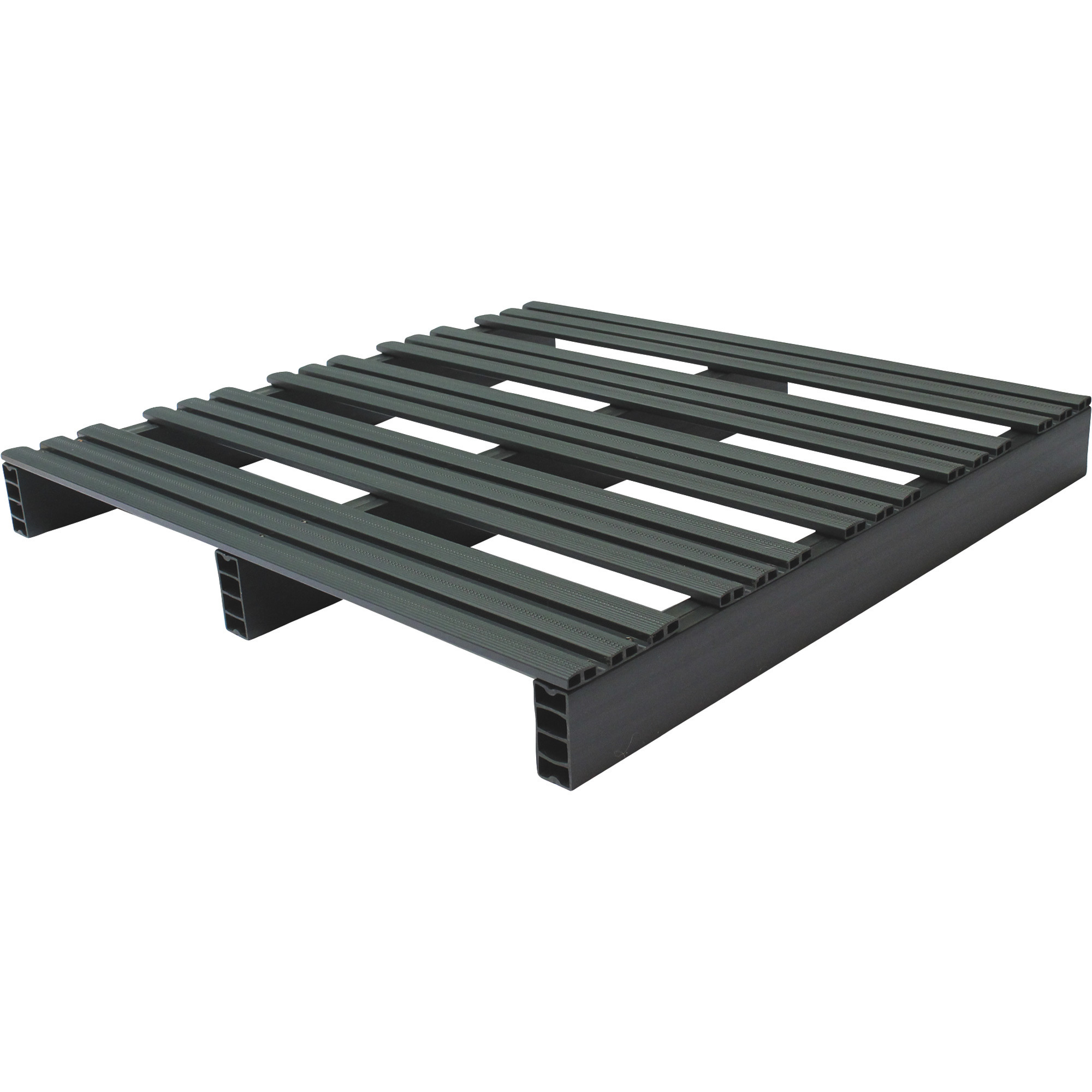 Jifram Extrusions Recycled Plastic Storage Pad with 2-Way Entry, 36in. x 36in., Model# 05000224